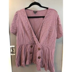 Torrid size 3 dusty pink size 3 top blouse